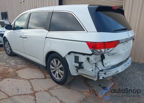 2015 Honda Odyssey Ex-L из США, поврежденный, VIN 5FNRL5H67FB065684